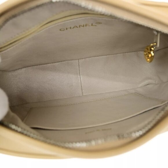 CHANEL CC Mini Matelasse Tassel Chain Shoulder Bag Leather BE Vintage - Picture 9 of 16